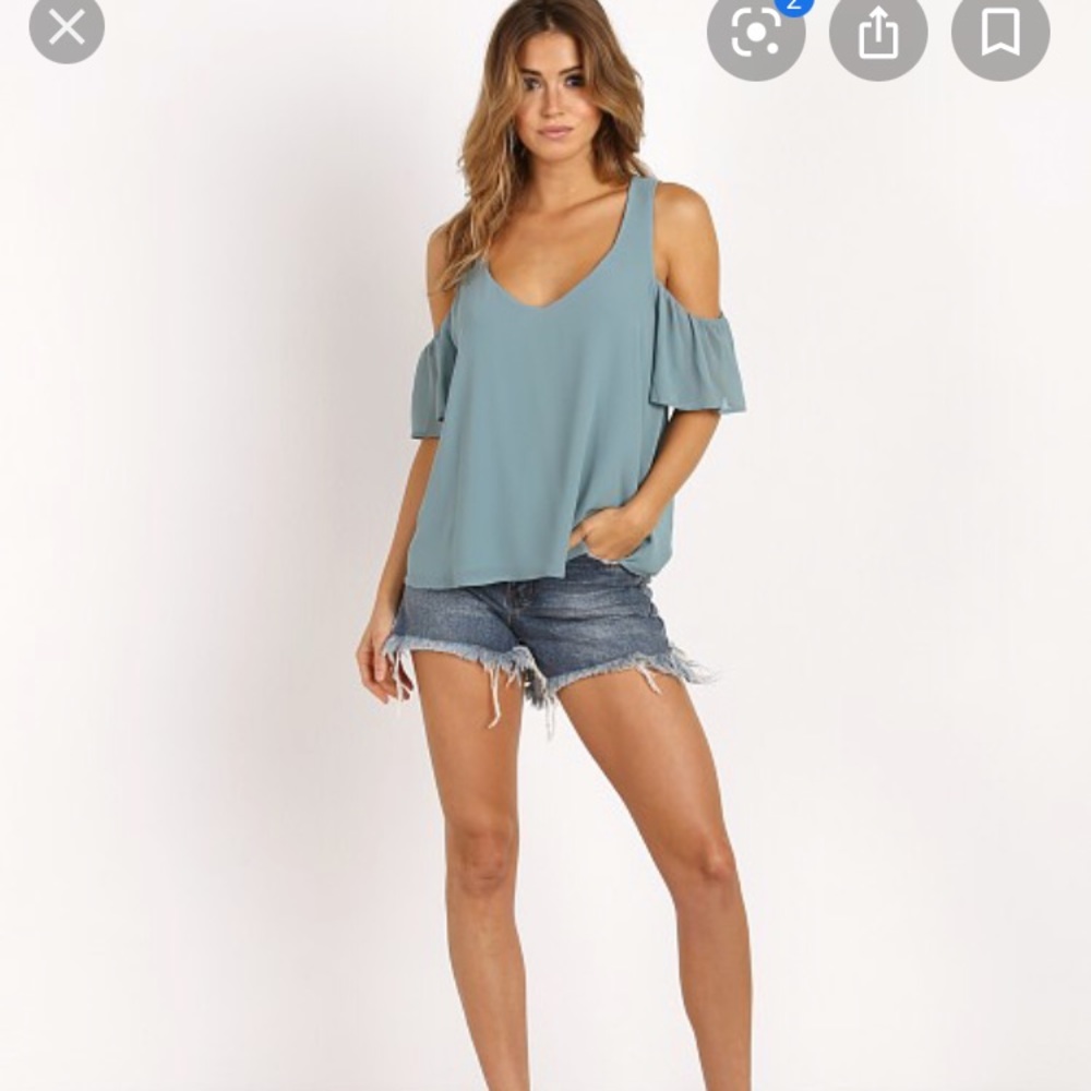 Show Me Your Mumu Hazel Ruffle Top